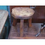 VINTAGE RUSTIC STOOL