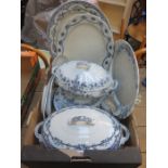 PARCEL OF VARIOUS BLUE AND WHITE CHINA