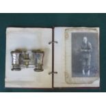 PARCEL OF MUSIC HALL PHOTOGRAPHS PLUS PAIR OF MOTHER OF PEARL OPERA GLASSES