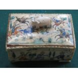 IVORY STORAGE BOX AND COVER FOR RESTORATION,