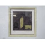 LAURENCE LLEWELYN BOWEN FRAMED SILK SCREEN - EXOTIC, LIMITED EDITION NO 294 OF 495,