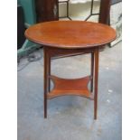 INLAID MAHOGANY OVAL PARLOUR TABLE