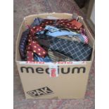 PARCEL OF VINTAGE TIES AND TROUSERS