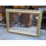 GILDED PIERCEWORK WALL MIRROR,