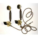 A pair of Ericsson telephone handsets c.1910.