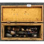 A box of vintage radio valves.