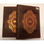 Two cloth bound volumes of 'Old England a pictorial museum' edited by Charles Knight, extensively