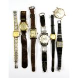 A quantity of wrist watches.