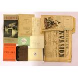 A quantity of WW2 souvenir Fifth Army News etc.