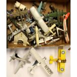 A small collection of diecast and other model aircraft.