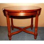 A mahogany side table, W. 66cm H. 54cm.