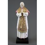 A Lladro porcelain figure of the Pope, H. 32cm.