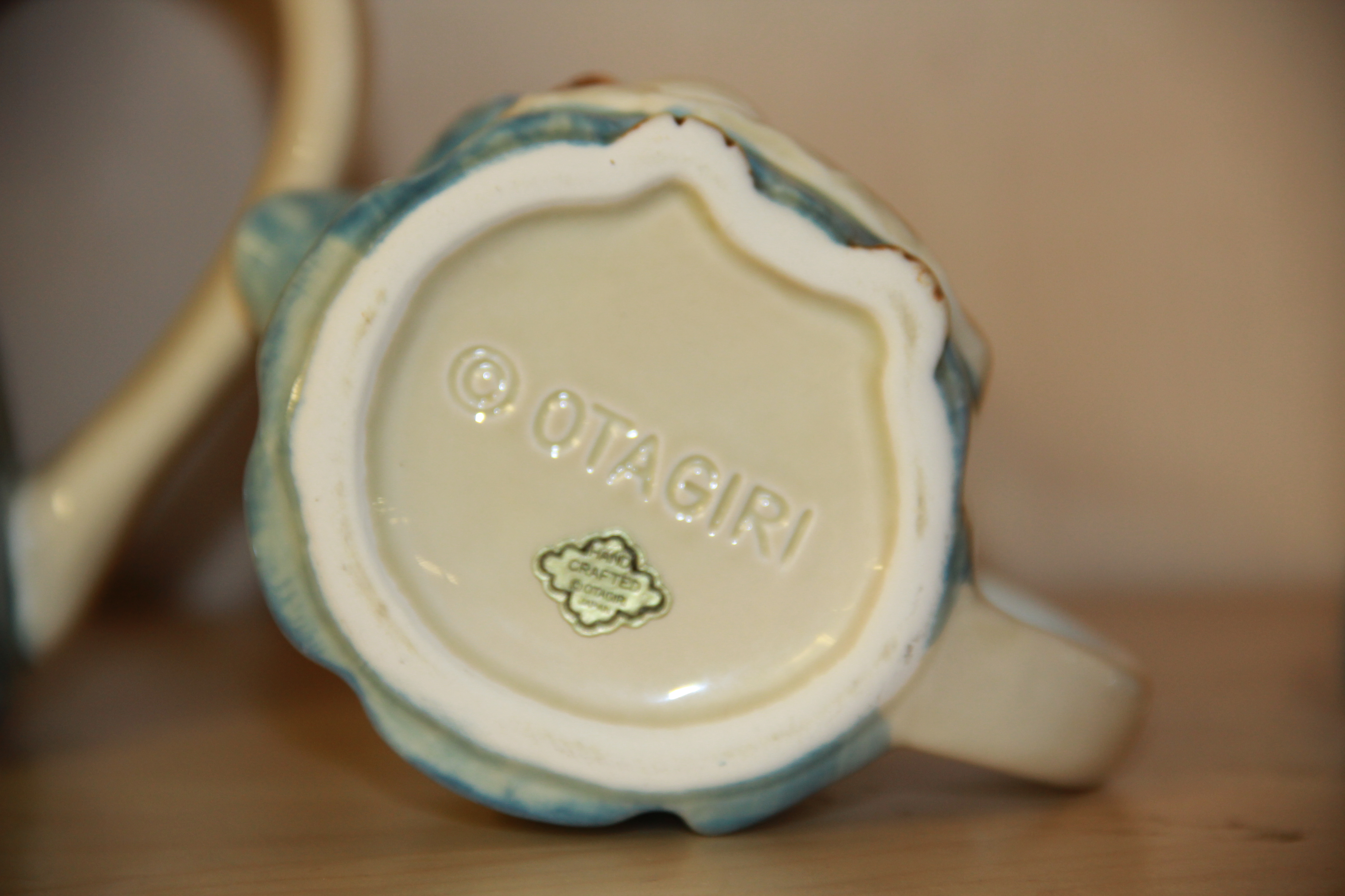 Five Japanese Otagiri ceramic character kitchen items, tallest H. 24cm. Teapot A/F. - Image 2 of 2