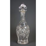 A Waterford crystal decanter, H. 35cm.