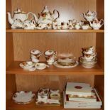 A quantity of Royal Albert ''Old Country Roses'' tea china and miniature tea china. (first quality)