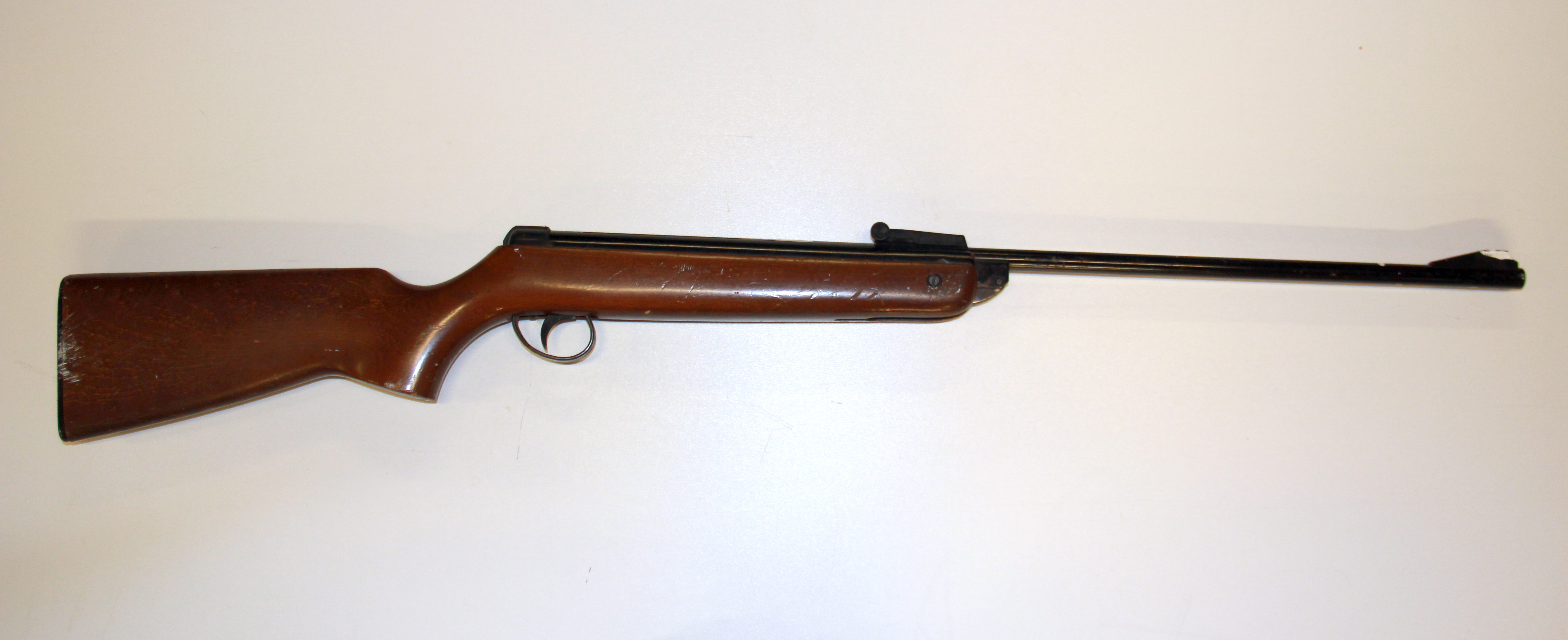 A BSA meteor air rifle.