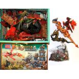 An extensive group of mega blocks, dragons and other related items.