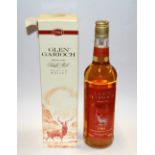 A boxed Glen Garioch Scotch whiskey, distilled 1984.