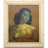 A framed 1960's Tretchikoff print, frame 74 x 64cm.