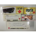 A 1:20.3 Aristo 2-8-2 Mikado Steam Locomotive, a Vanderbilt Tender locomotive , two Caboose