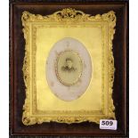 A cased gilt framed Victorian photograph, 30 x 26.