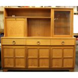 Two teak Nathan 1970's sideboards, sizes 152 x 137cm & 182 x 84cm.