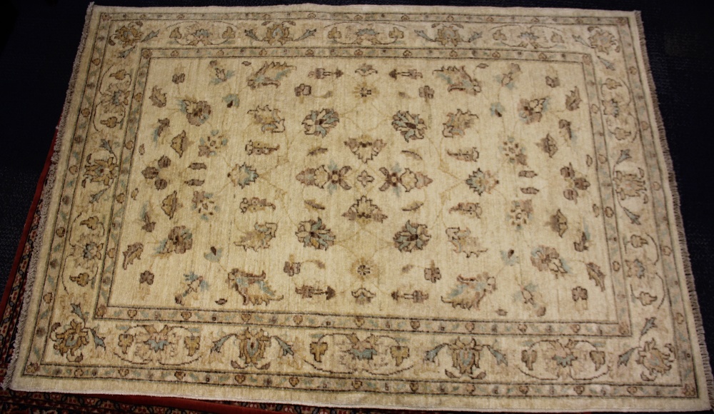 An Afghan Chubi hand knotted wool rug, size 177 x 123cm.