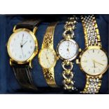 Four ladies wrist watches.