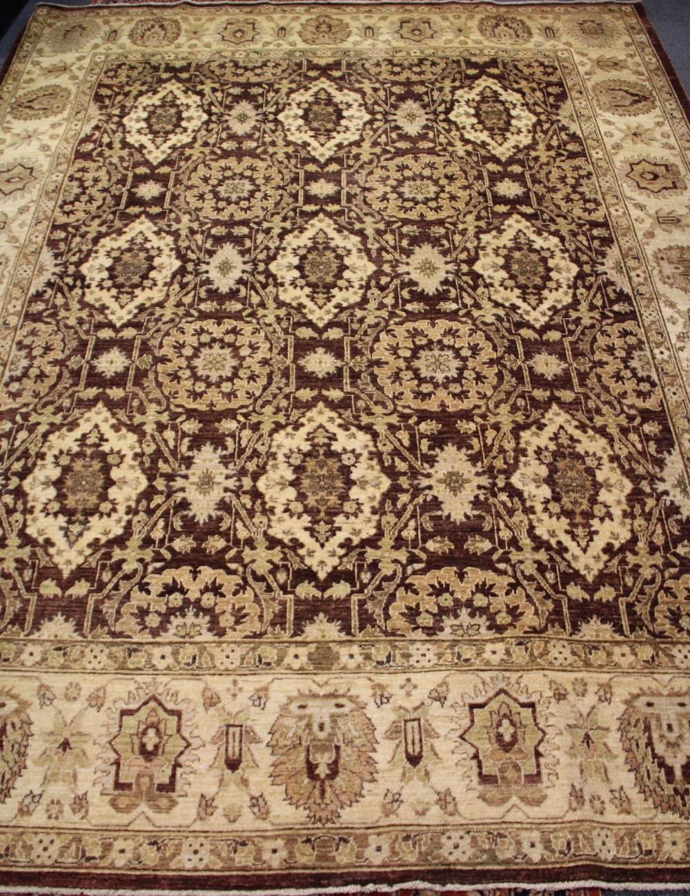 An Afghan Fereghan hand knotted wool rug, size 311 x 245cm. - Image 2 of 2