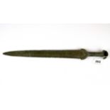 Antiquities Interest. An early bronze sword, L. 49cm. Probably Scythian.