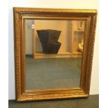A large gilt framed mirror, size 81 x 97cm.