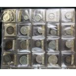 An album of mixed British coins.