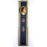 A 1937 leather coronation bookmark of Her Majesty Queen Elizabeth.