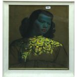 A 1960's framed Tretchikoff print, size 60 x 71cm.