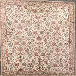 A vintage Axminster Ispahan design wool carpet, W. 272cm.