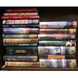 A collection of good sci-fi and fantasy books including some first edition books by David Eddings.
