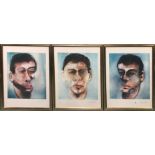 Francis Bacon ( 1909-1992) A set of three numbered 10/15 limited edition offset lithographs of