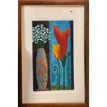 A Peter Ford pencil signed limited edition 15/25 lithograph entitiled 'Wild and Cultivated',