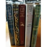 Five books featured in the Toff Novels by John Creasey c.1950s. This includes 'The Toff in Town' (