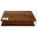 A Pitcairn Island box, size 24 x 15 x 5cm.