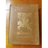 A cloth bound edition of The Rhinegold & The Valkyrie by Richard Wagner, illustrated by Arthur
