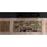 An unusual Chinese scroll of Kaifeng bridge