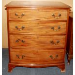 A beaufort mahogany four drawer chest, W. 76 x 54 x 95cm.