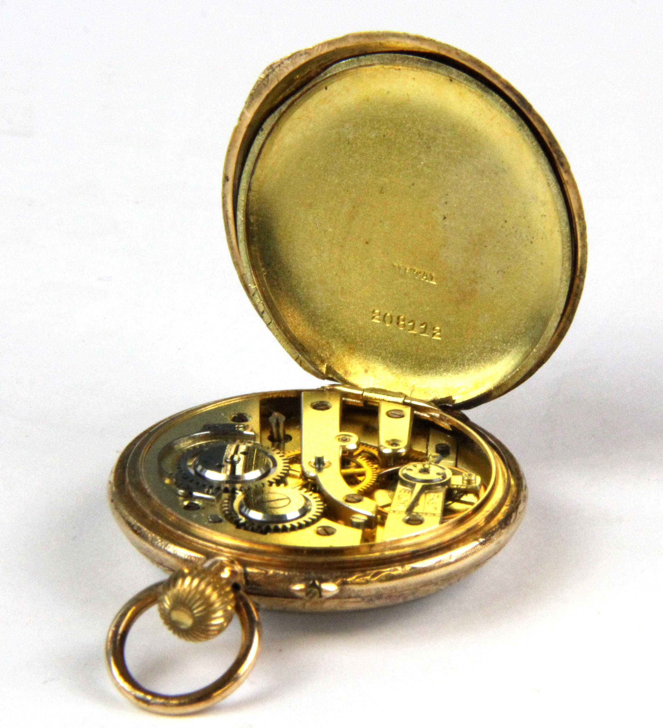 A lady's 14ct gold fob watch, understood to be in working order. - Image 3 of 3