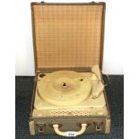 A 1960's Regentone portable record player.