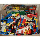 A box of vintage Lego.