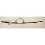 A Persian sword and sheath, L. 86cm.