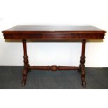 A 19th century mahogany sofa table, size 110 x 55 x 68cm.