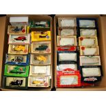 Two boxes of approximately 170 Lledo diecast model vehicles.