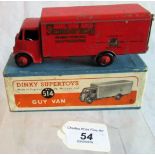 Dinky Super Toys, a Guy van advertising Slumberland Mattresses, no. 514 (boxed).